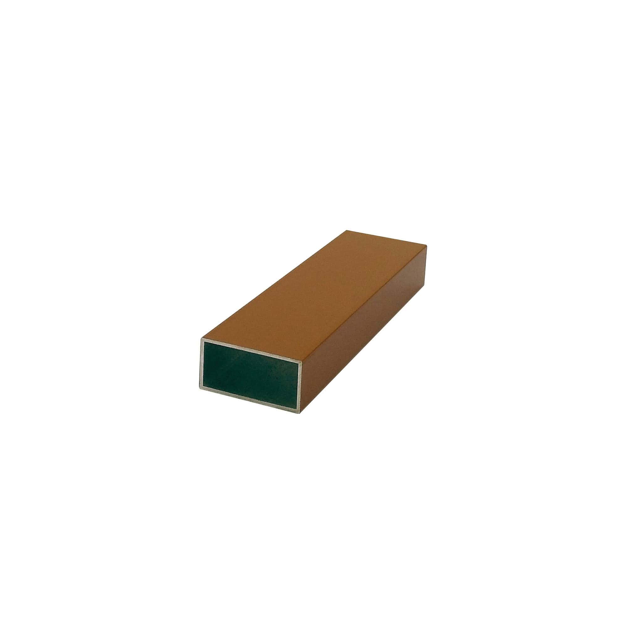 Rechteckiges Balkonprofil aus Aluminium, Maße 40x20mm