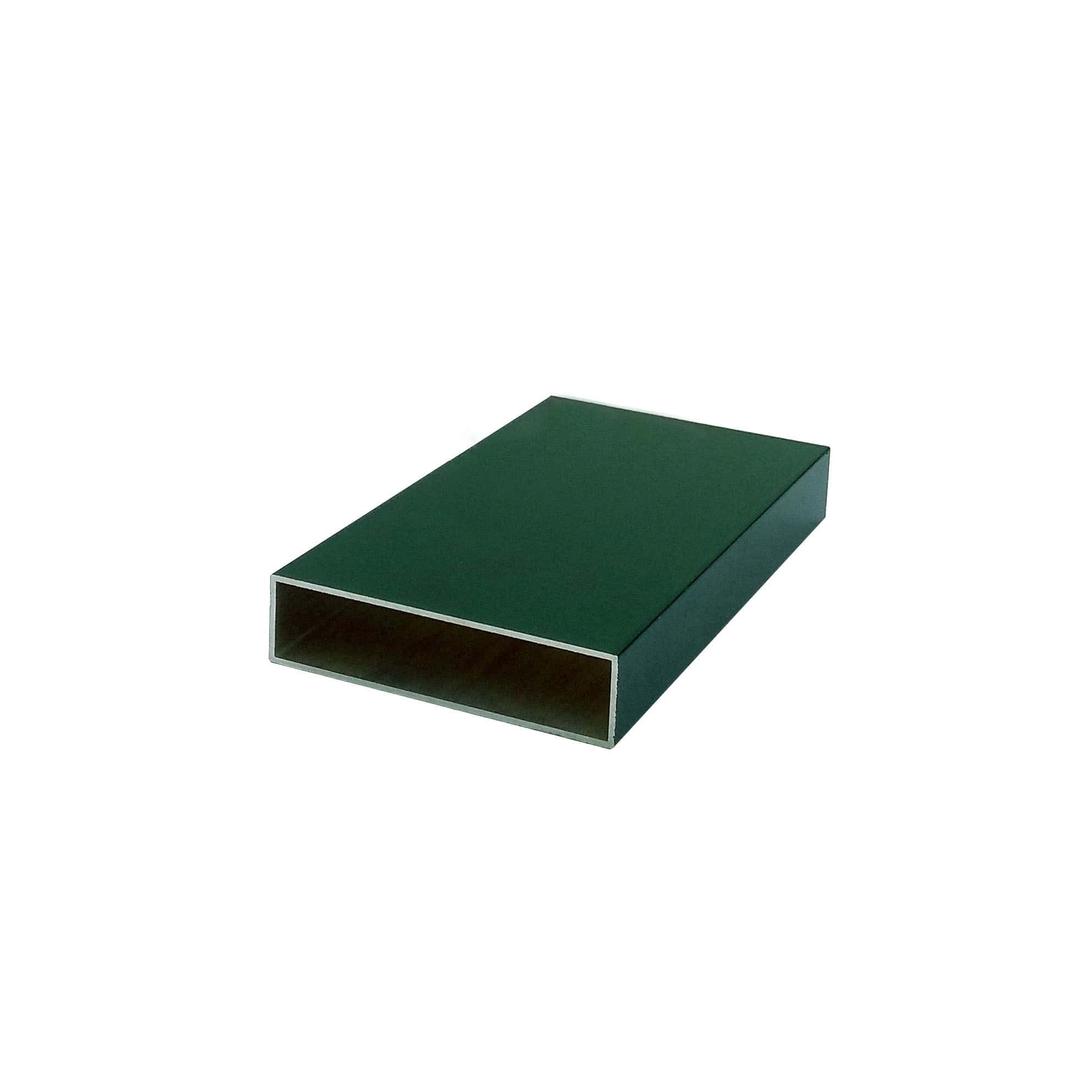 Rechteckiges Balkonprofil aus Aluminium, Maße 80x20mm